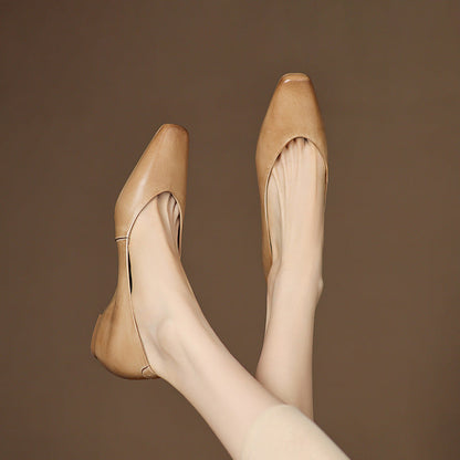 Lyra Genuine Leather Flats