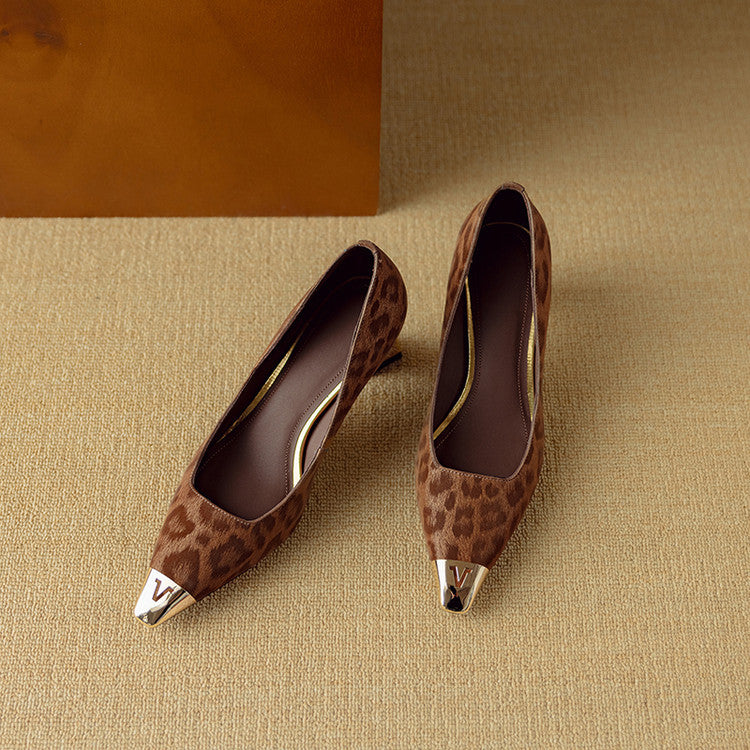 Vania Genuine Leather Heels