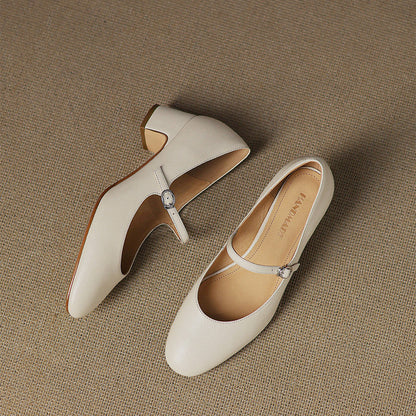 Blare Genuine Leather Heels