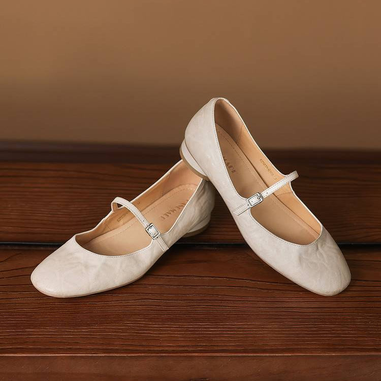 Felya Genuine Leather Flats