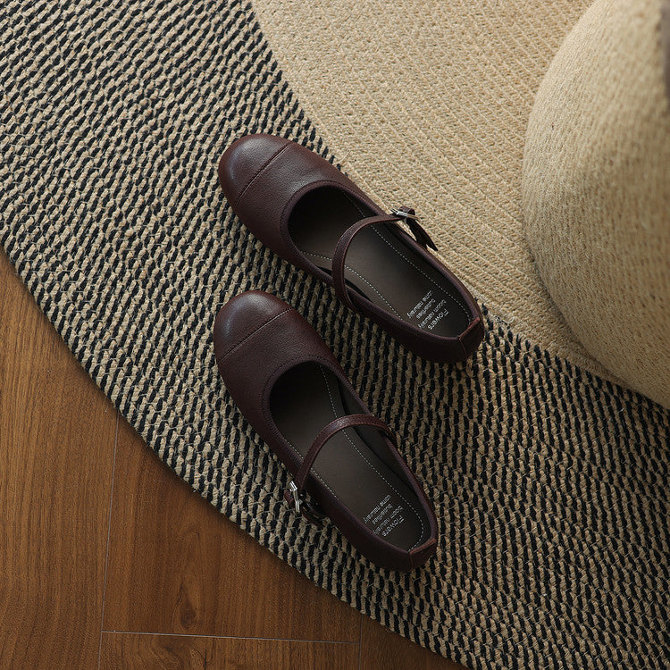 Bruna Genuine Leather Flats