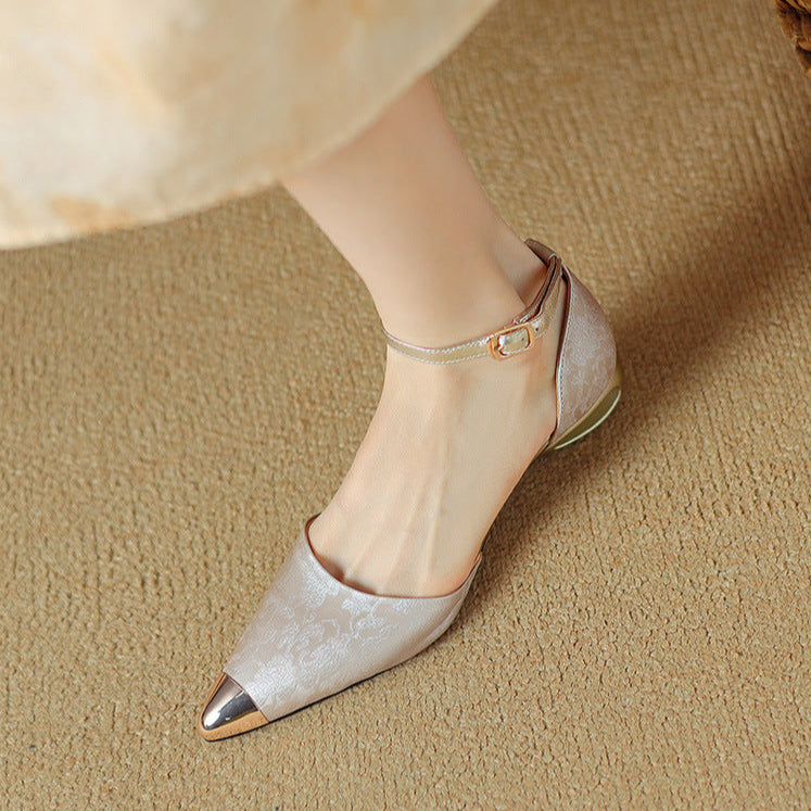 Alexia Genuine Leather Heels