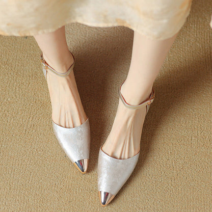 Alexia Genuine Leather Heels