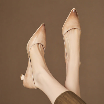 Elyia Genuine Leather Heels