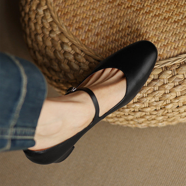 Blare Genuine Leather Heels