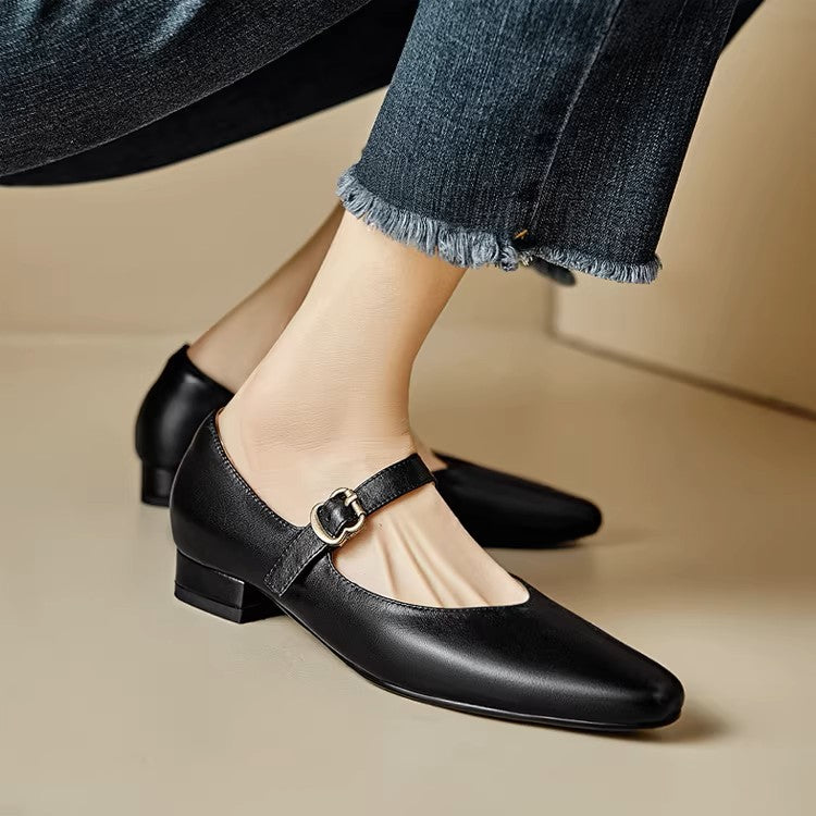 Roxel Genuine Leather Flats