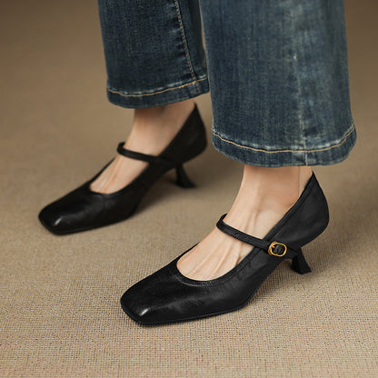 Kedy Genuine Leather Heels