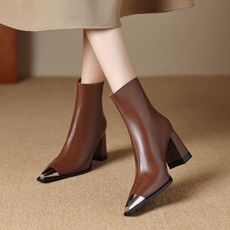 Elyth Genuine Leather Boots