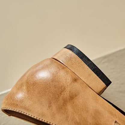 Roxel Genuine Leather Flats