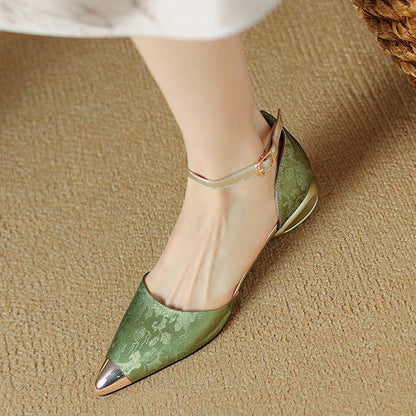 Alexia Genuine Leather Heels