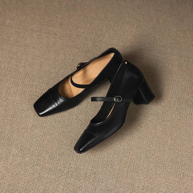 Brela Genuine Leather Heels