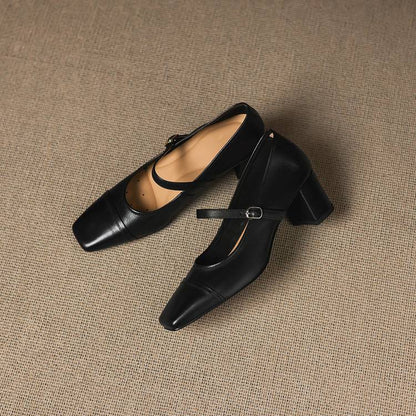 Brela Genuine Leather Heels