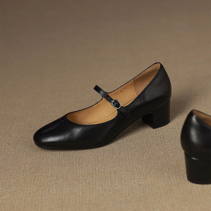 Blare Genuine Leather Heels