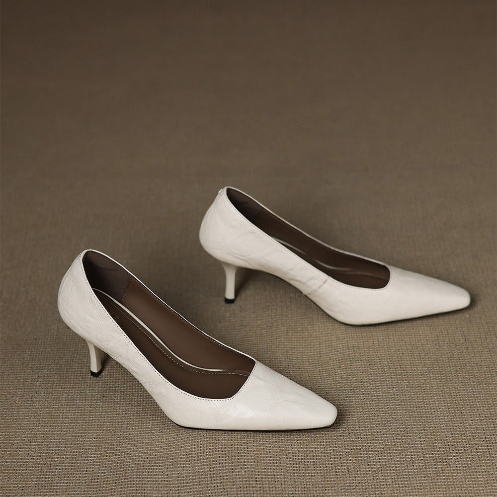Brucia Genuine Leather Heels