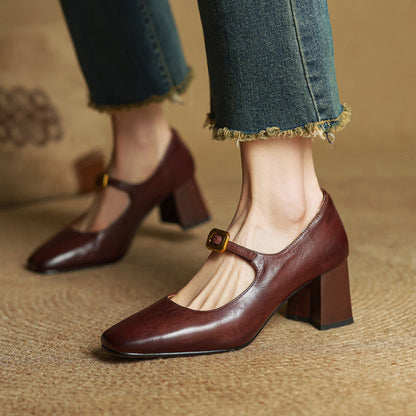 Olea Genuine Leather Heels