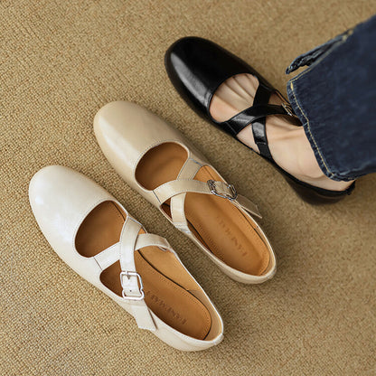 Nyra Genuine Leather Shoes