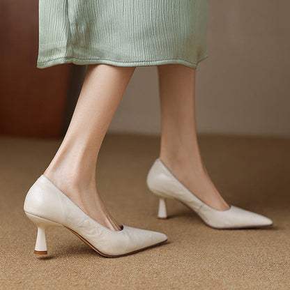 Elore Genuine Leather Heels