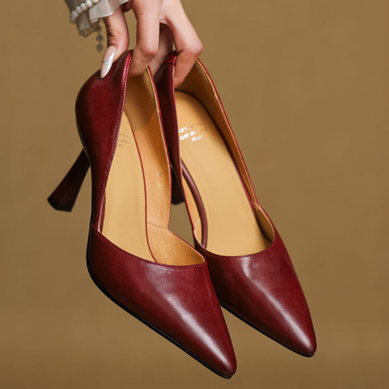 Liana Genuine Leather Heels