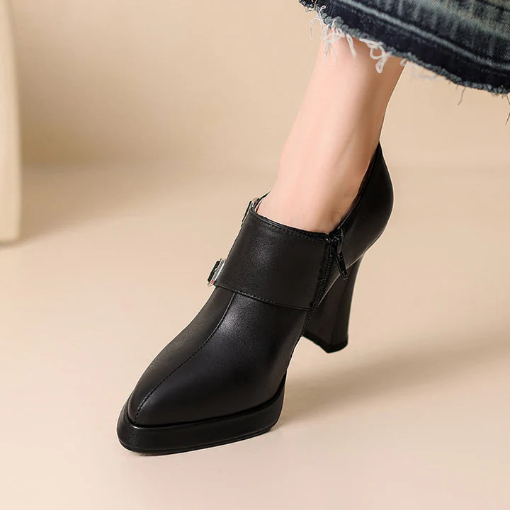 Celena Genuine Leather Heels