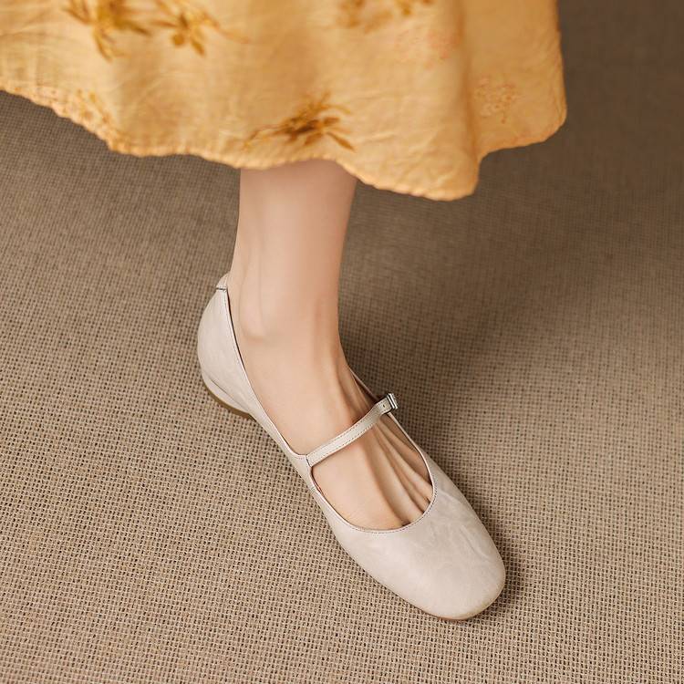 Felya Genuine Leather Flats