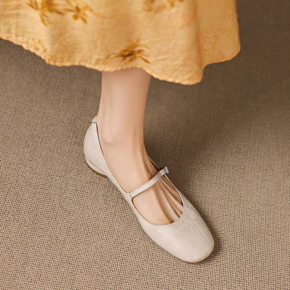 Felya Genuine Leather Flats