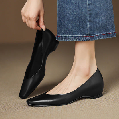 Lyra Genuine Leather Flats