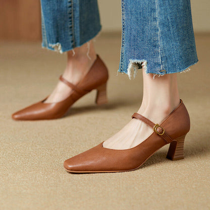 Estel Genuine Leather Heels