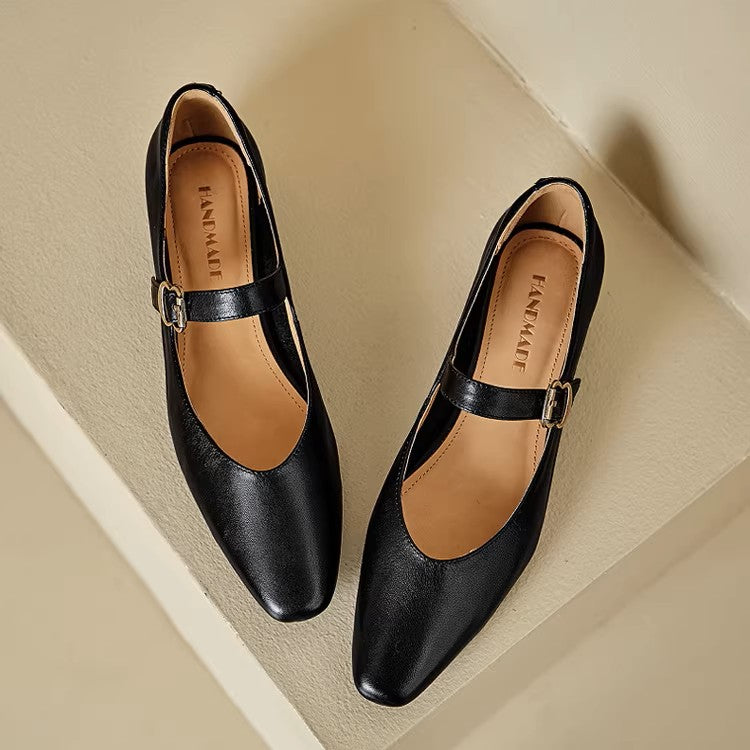 Roxel Genuine Leather Flats