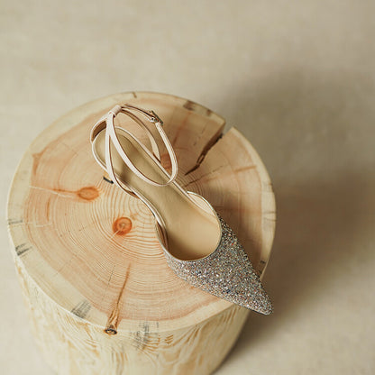 Viora Genuine Leather Heels