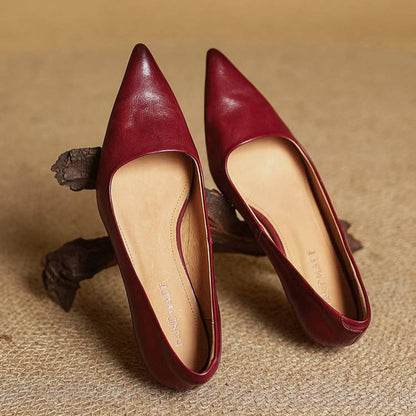 Amar Genuine Leather Heels