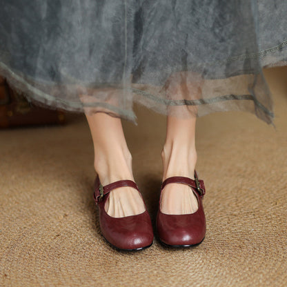 Elva Genuine Leather Shoes