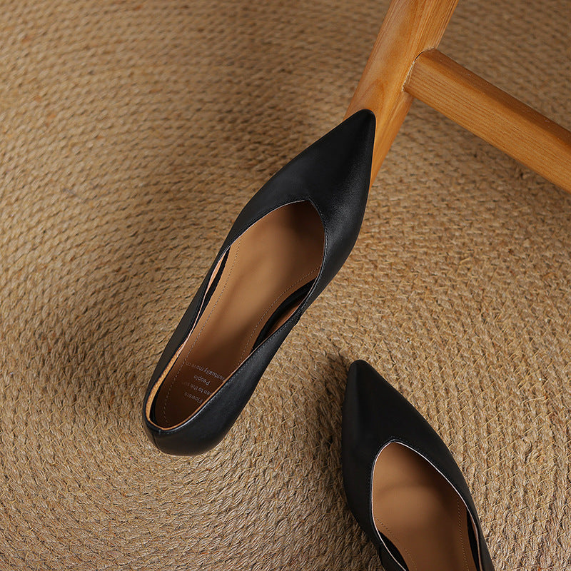 Elan Genuine Leather Heels