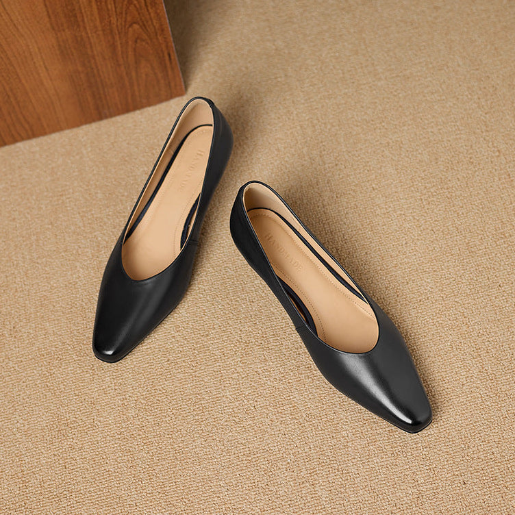 Elara Genuine Leather Heels