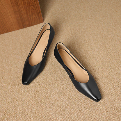 Elara Genuine Leather Heels