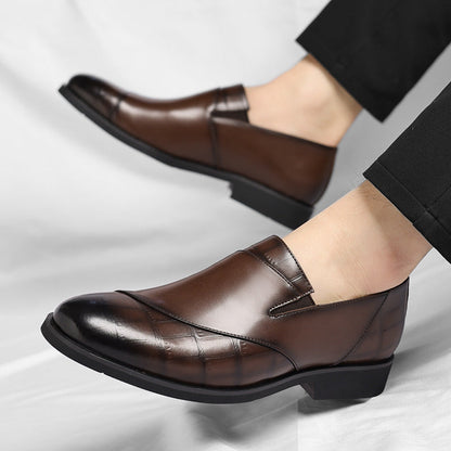 Lurex Leather Loafers