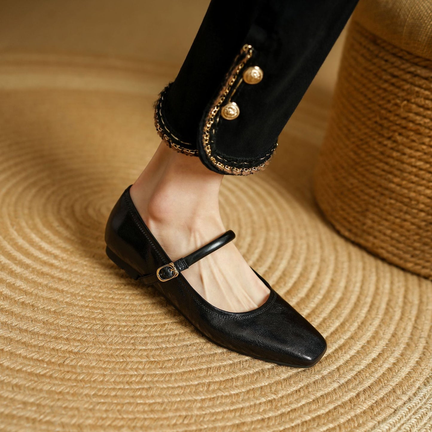 Islae Genuine Leather Flats