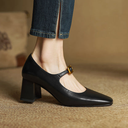 Olea Genuine Leather Heels