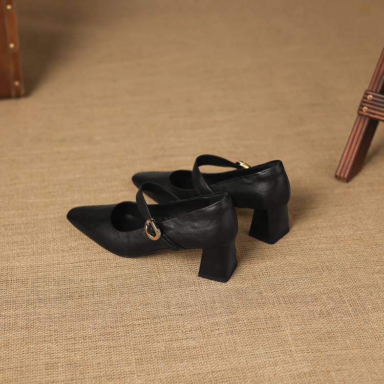 Nessa Genuine Leather Heels