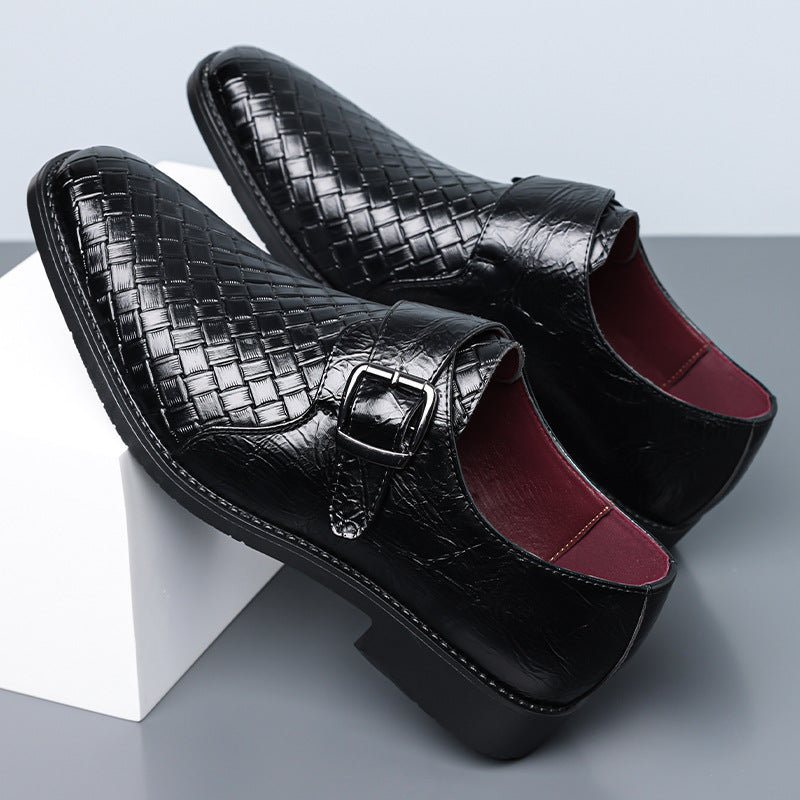 Dorel Single Monk Strap Leather Shoes