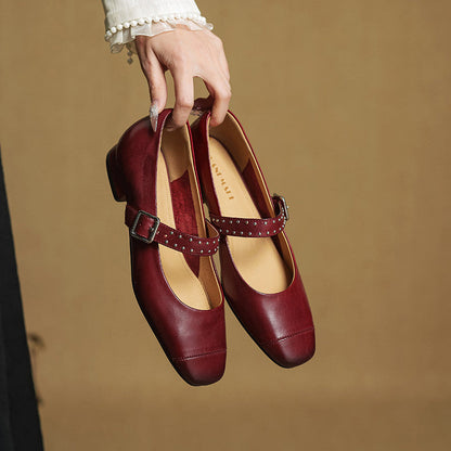 Elry Genuine Leather Shoes