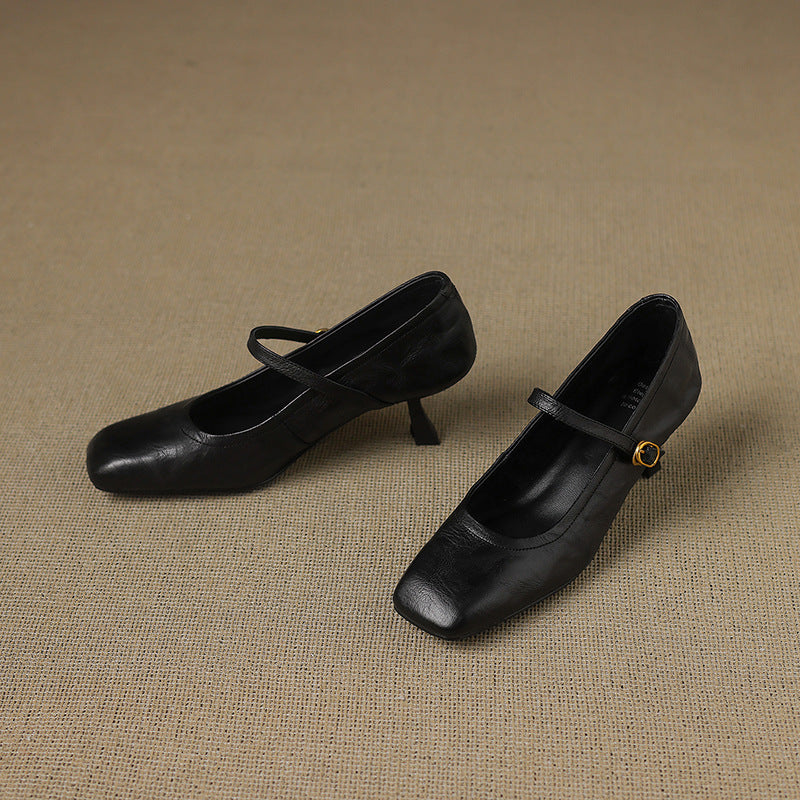 Kedy Genuine Leather Heels