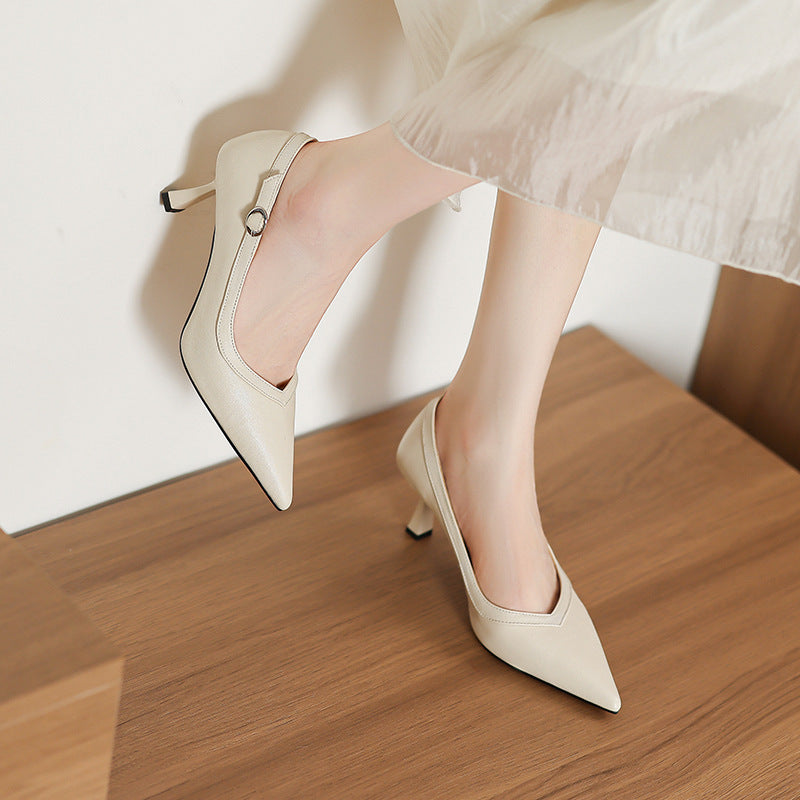 Corva Genuine Leather Heels