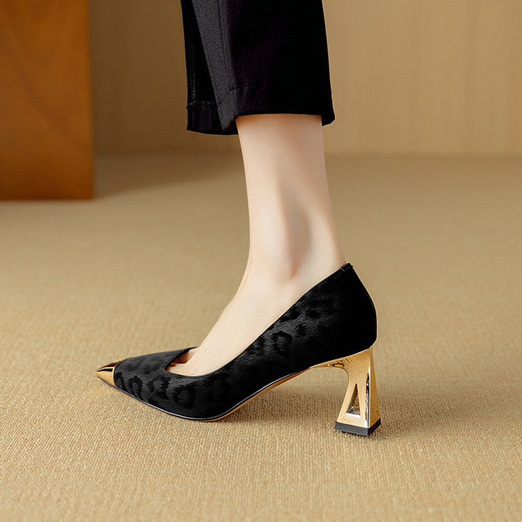 Vania Genuine Leather Heels