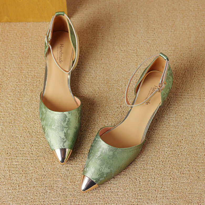 Alexia Genuine Leather Heels