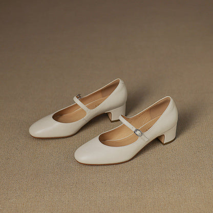 Cadrel Genuine Leather Pumps