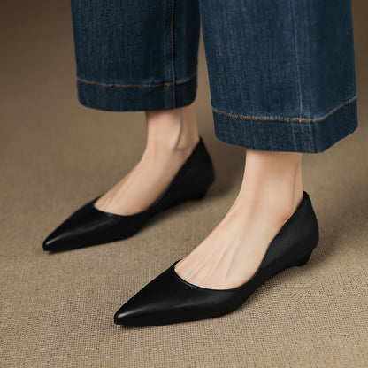 Arla Genuine Leather Flats