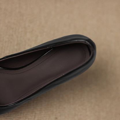 Emey Genuine Leather Heels
