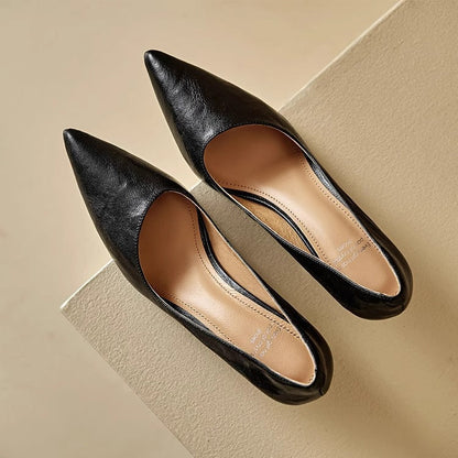 Kolen Genuine Leather Heels