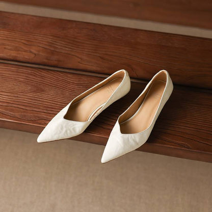 Aelra Genuine Leather Pumps
