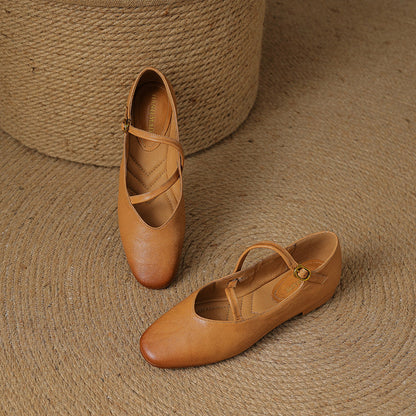 Ralia Genuine Leather Flats
